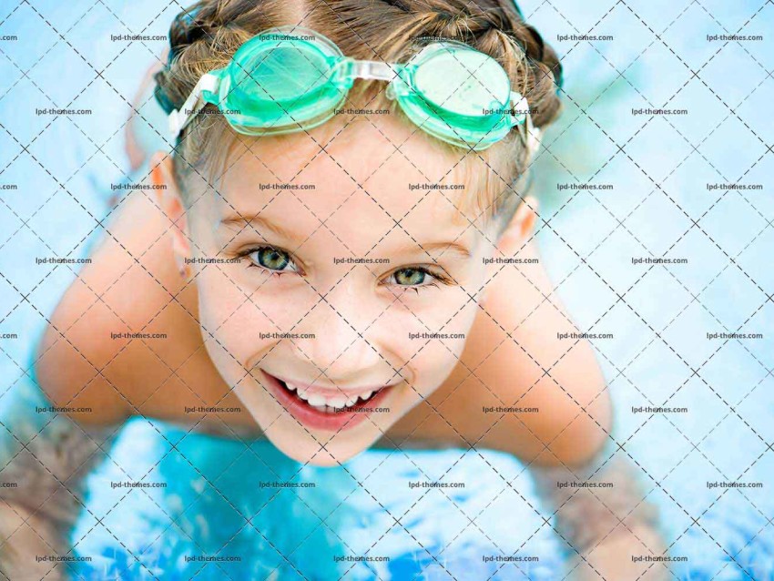 Girl In Swimming Pool