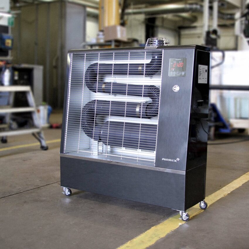 Paar Gorgelen Uitvoeren AIRREX AH-300i infrarood kachel -15kW heater – verwarming op diesel – 100%  verbranding – NIEUW – zonder rookgasafvoer – zeer lage stookkosten! –  Vansteegtuinmachines